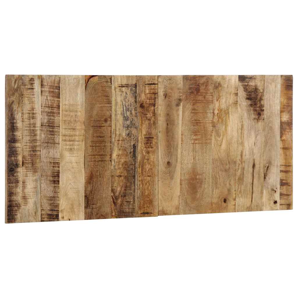 Hoofdbord 120 cm massief ruw mangohout