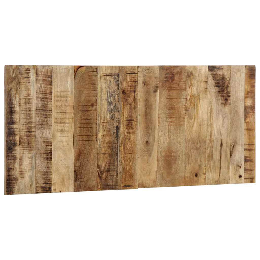Hoofdbord 120 cm massief ruw mangohout