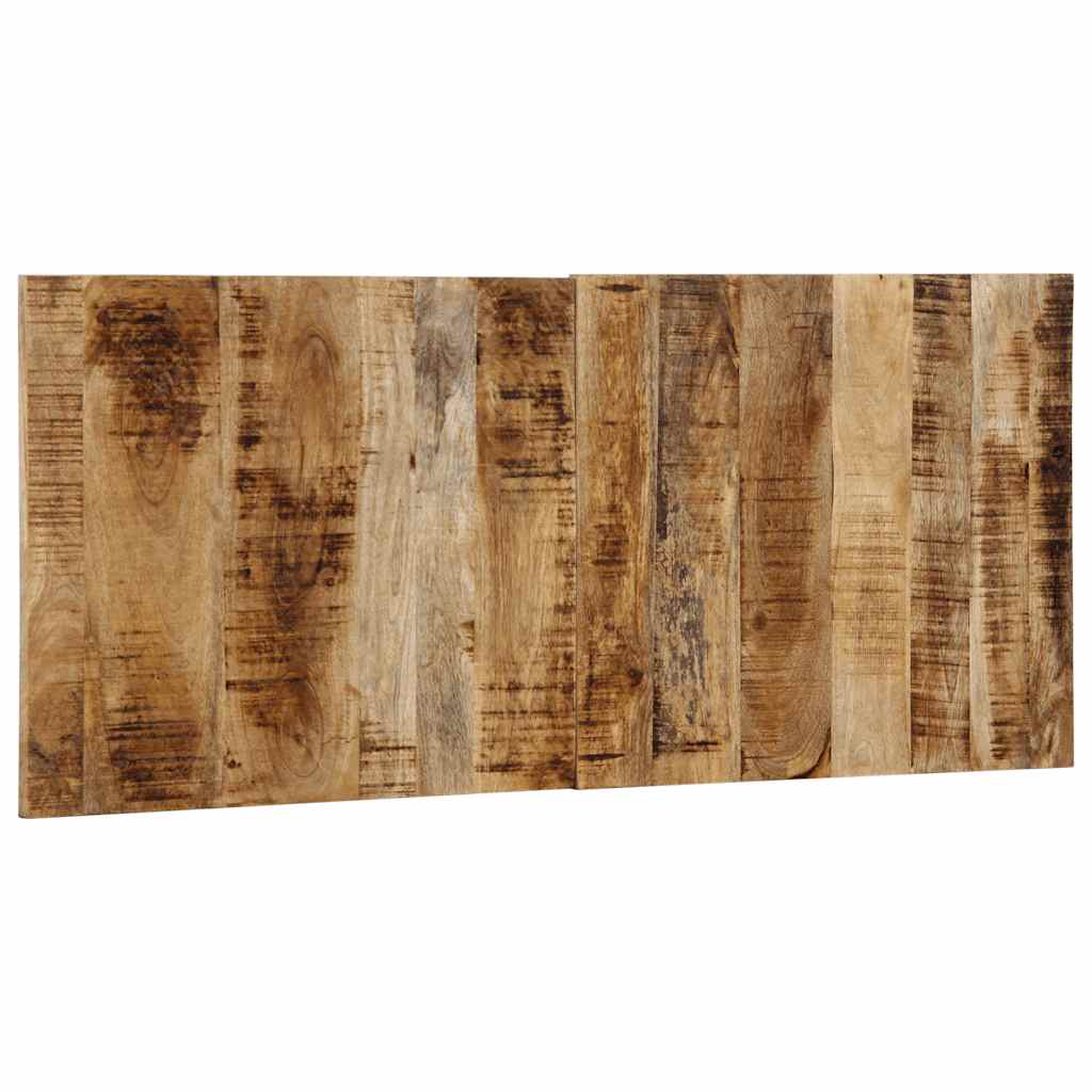 Hoofdbord 120 cm massief ruw mangohout