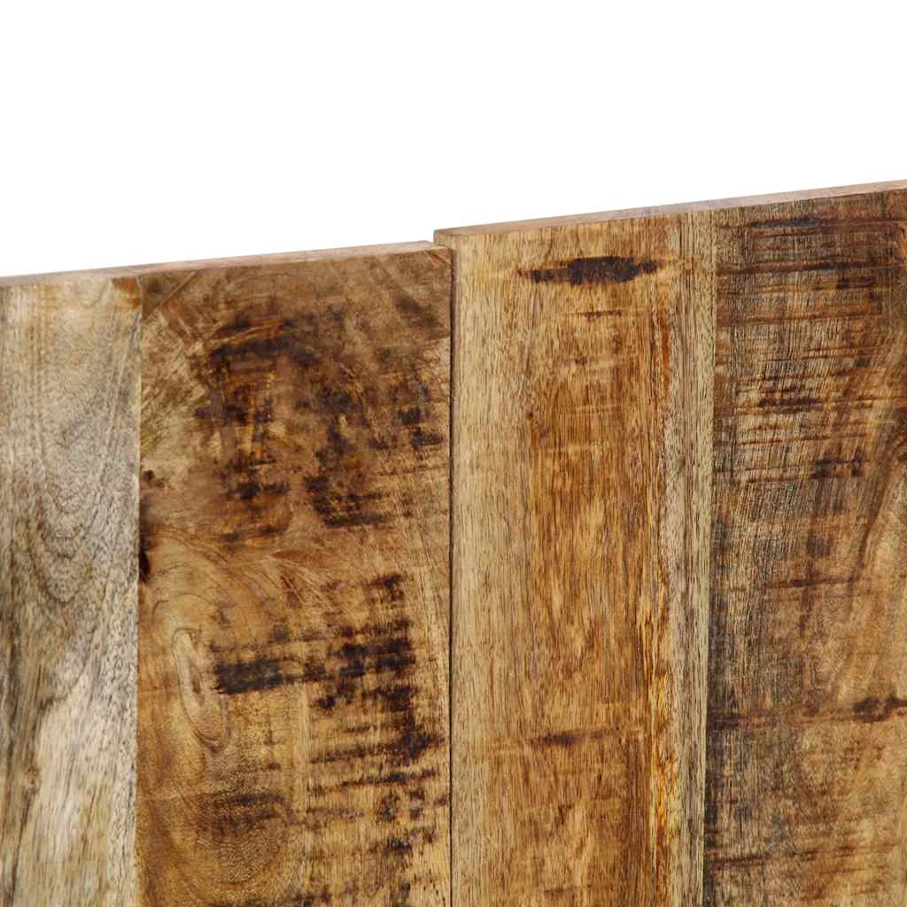 Hoofdbord 120 cm massief ruw mangohout