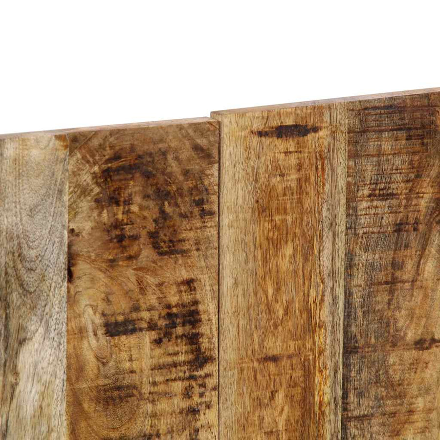 Hoofdbord 120 cm massief ruw mangohout