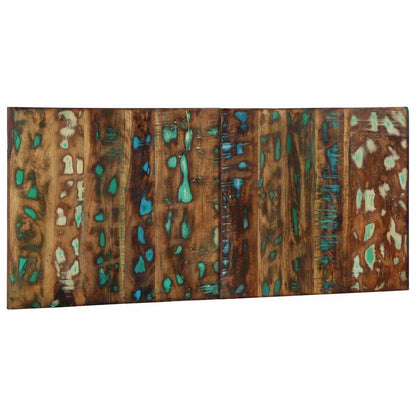 Hoofdbord 120 Cm Massief Gerecycled Hout Meerkleurig