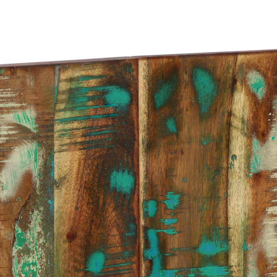 Hoofdbord 120 Cm Massief Gerecycled Hout Meerkleurig