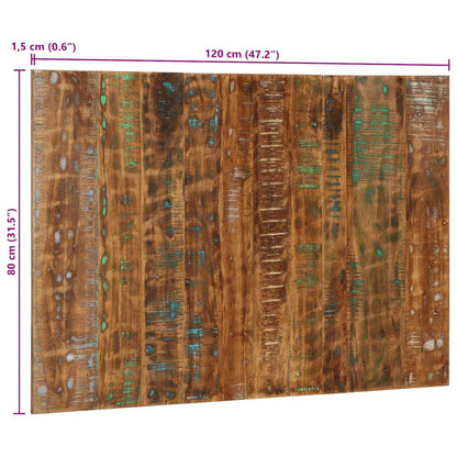 Hoofdbord 120 Cm Meerkleurig 120 x 1.5 x 80 cm