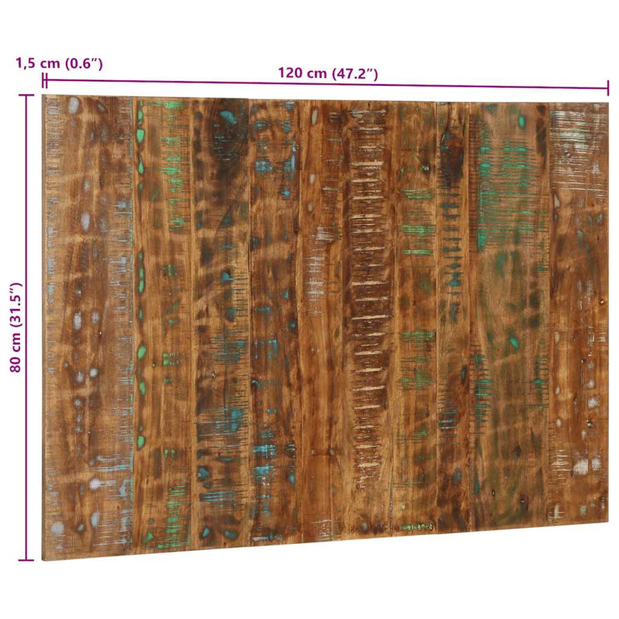 Hoofdbord 120 Cm Meerkleurig 120 x 1.5 x 80 cm