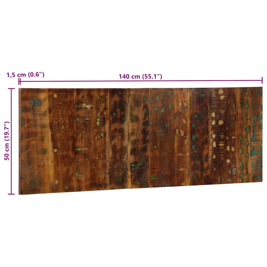 Hoofdbord 140 Cm Meerkleurig 140 x 1.5 x 50 cm