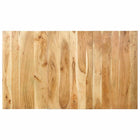 Hoofdbord 140x80x1.5 cm bruin houtlook