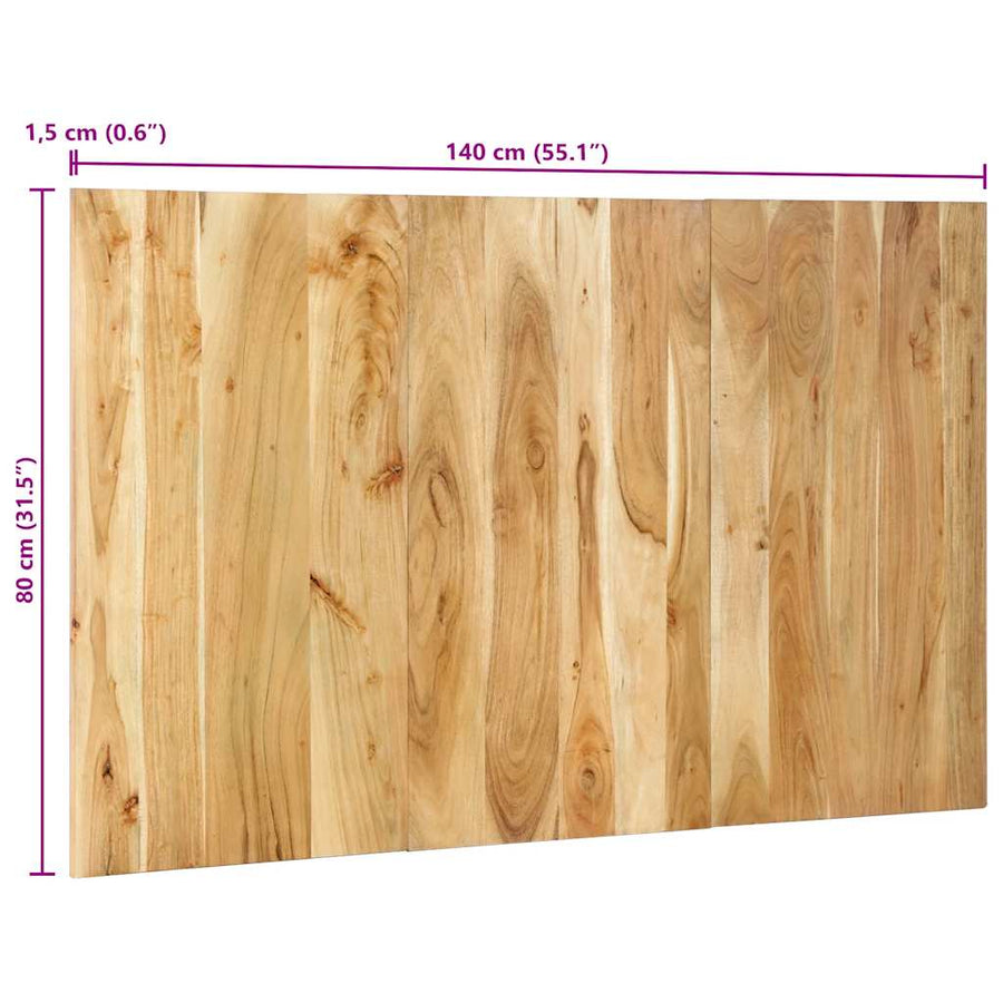 Hoofdbord 140 Cm 140 x 1.5 x 80 cm