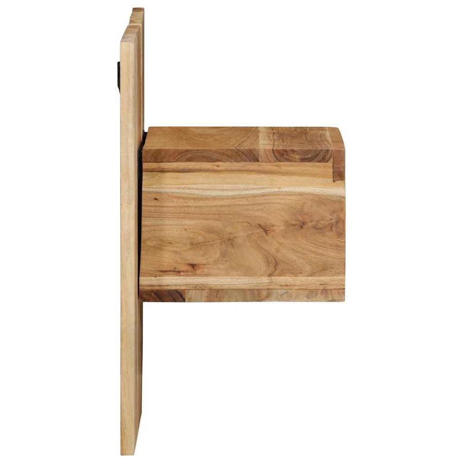 Nachtkastje 50x27x50 cm massief acaciahout