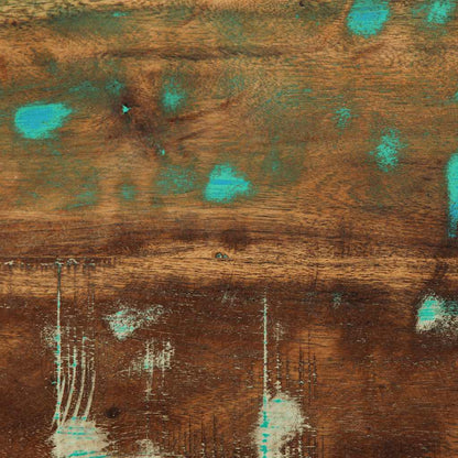 Nachtkastje 50x27x50 cm massief gerecycled hout meerkleurig