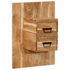 Nachtkastje 60x32x80 cm massief acaciahout