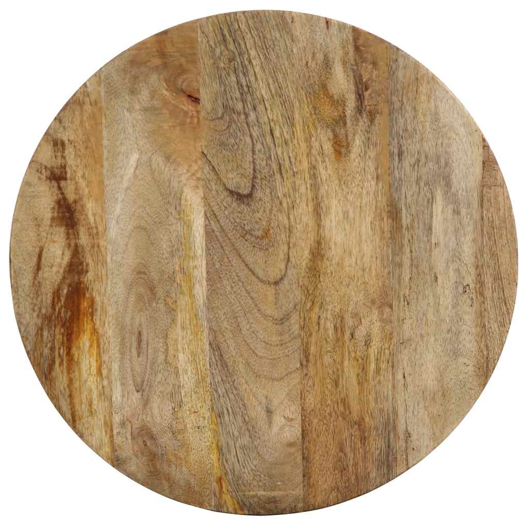 Bijzettafel Ø37X45 Cm Massief Mangohout Naturel