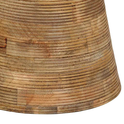 Bijzettafel Ø37X45 Cm Massief Mangohout Naturel