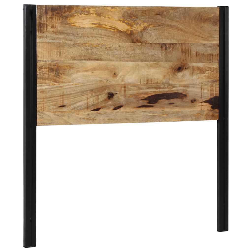 Hoofdeinde 100 cm massief hout mango en ijzer