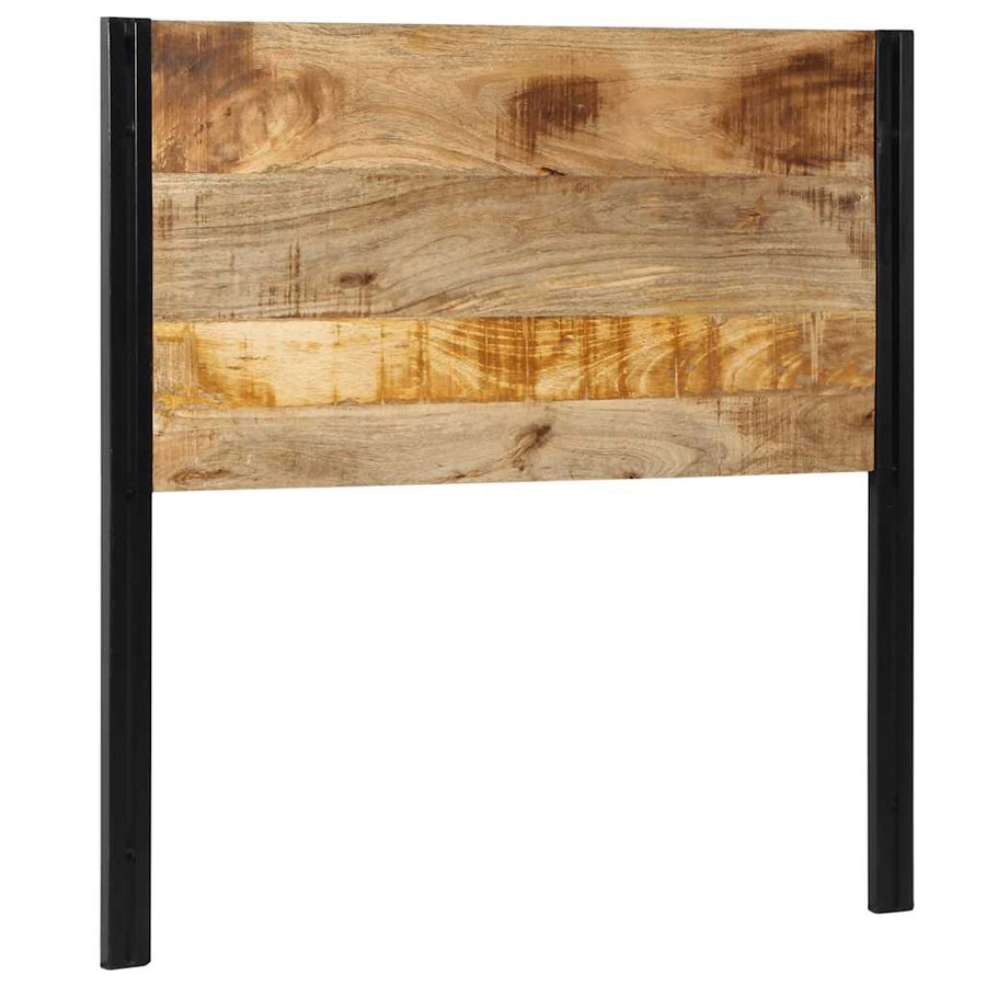 Hoofdeinde 100 cm massief hout mango en ijzer