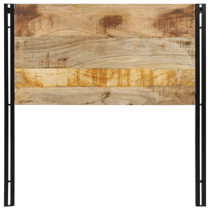 Hoofdeinde 100 cm massief hout mango en ijzer