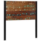 Hoofdeinde 100 cm massief gerecycled hout ijzer