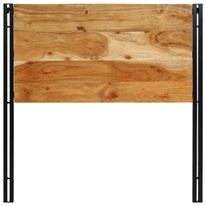 Hoofdeinde 100 cm massief hout acaciahout en ijzer