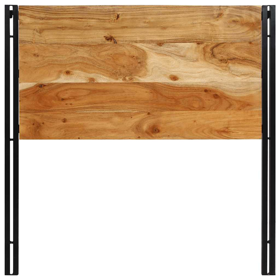 Hoofdeinde 100 cm massief hout acaciahout en ijzer