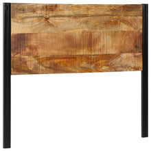 Hoofdeinde 120 cm massief hout mango en ijzer