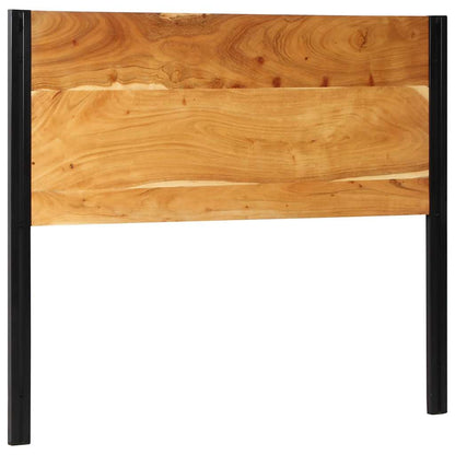 Hoofdeinde 120 cm massief hout acacia en ijzer