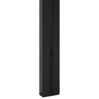 Hoofdeinde 120 cm massief hout acacia en ijzer
