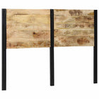 Hoofdeinde 140 cm massief mangohout ijzer