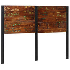 Headboard 140 cm solid recycled wood and iron