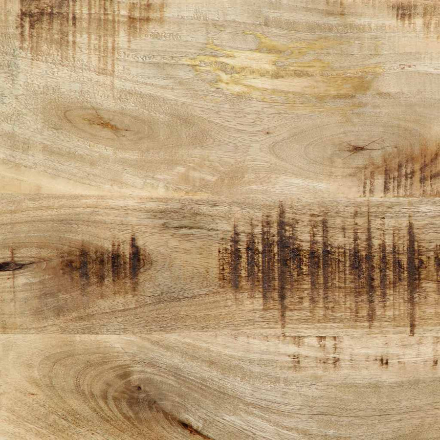 Hoofdeinde 180 cm massief hout mango en ijzer
