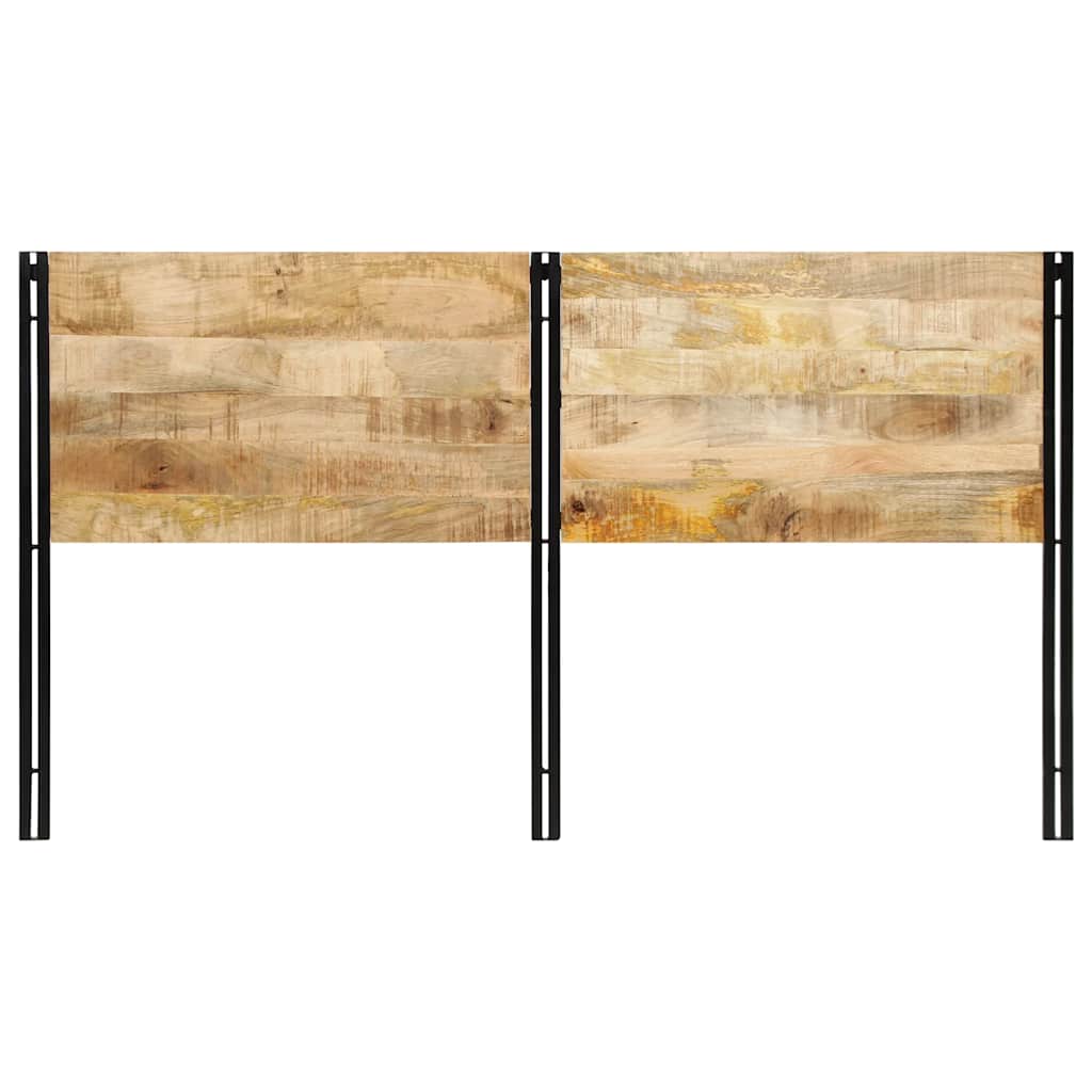 Hoofdeinde 180 cm massief hout mango en ijzer