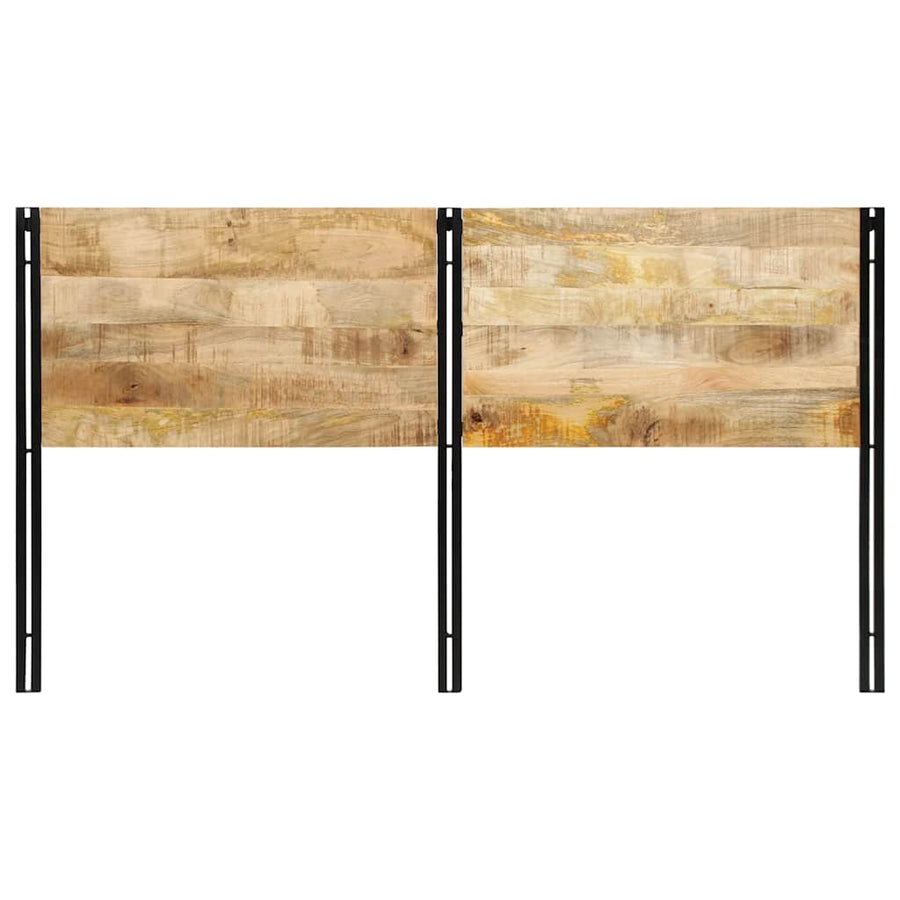Hoofdeinde 180 cm massief hout mango en ijzer