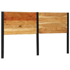 Headboard 180 cm solid acacia wood and iron