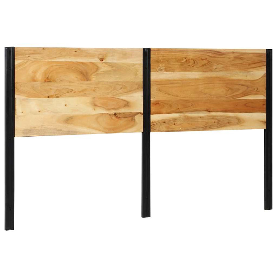 Hoofdeinde 180 cm massief hout acaciahout en ijzer