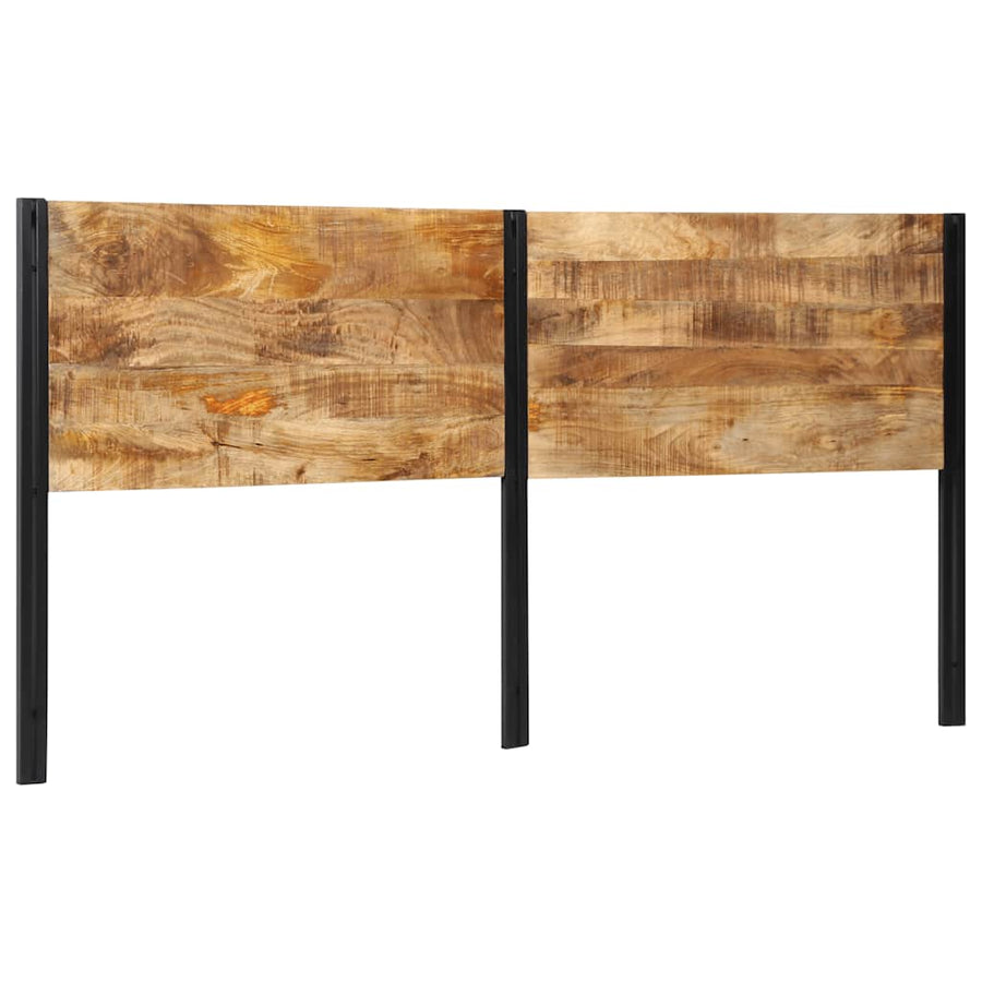 Hoofdeinde 200 cm massief hout mango en ijzer