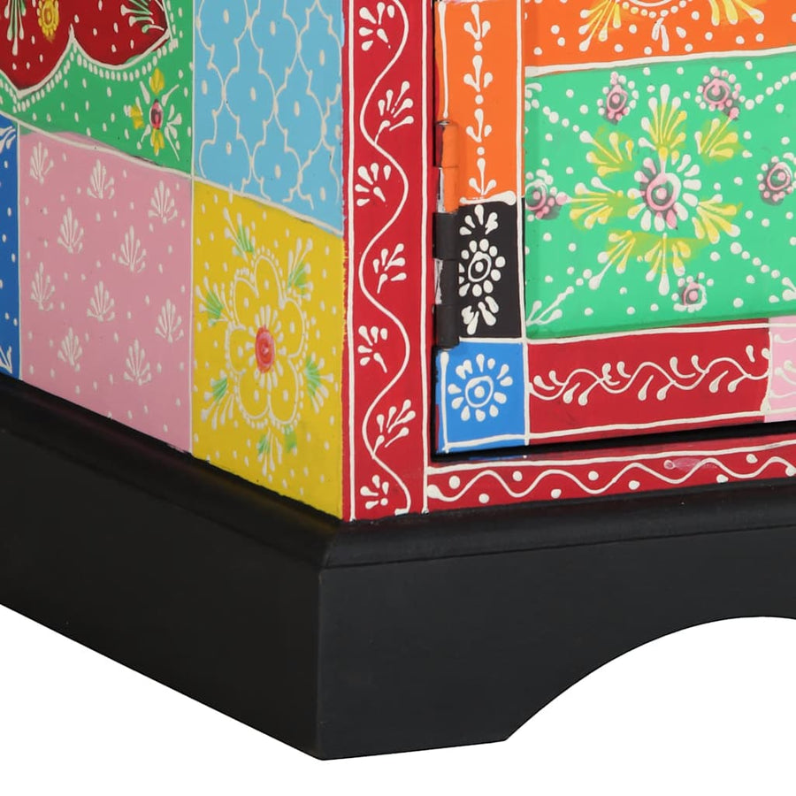 Salontafel 90x50x40 cm massief mangohout meerkleurig