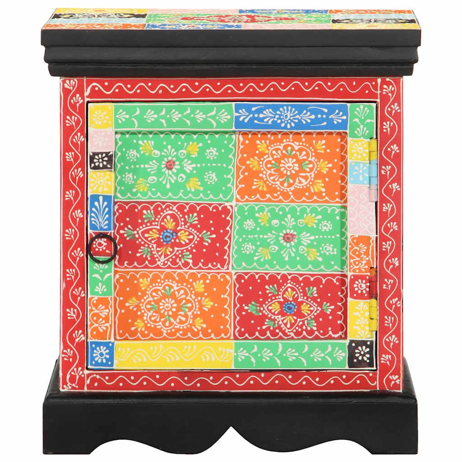 Nachtkastje 2 st 40x35x45 cm massief mangohout mango