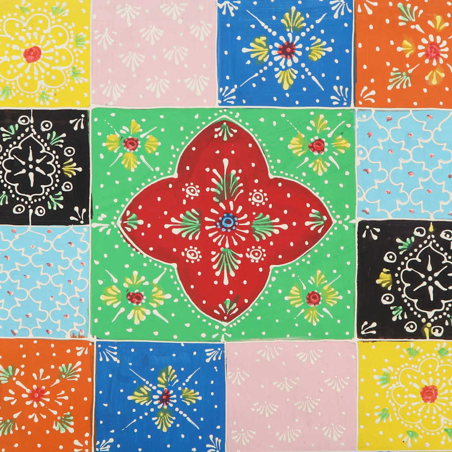 Nachtkastje 2 st 40x35x45 cm massief mangohout mango