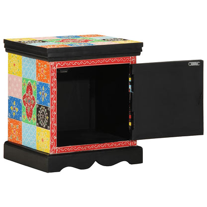 Nachtkastje 2 st 40x35x45 cm massief mangohout mango