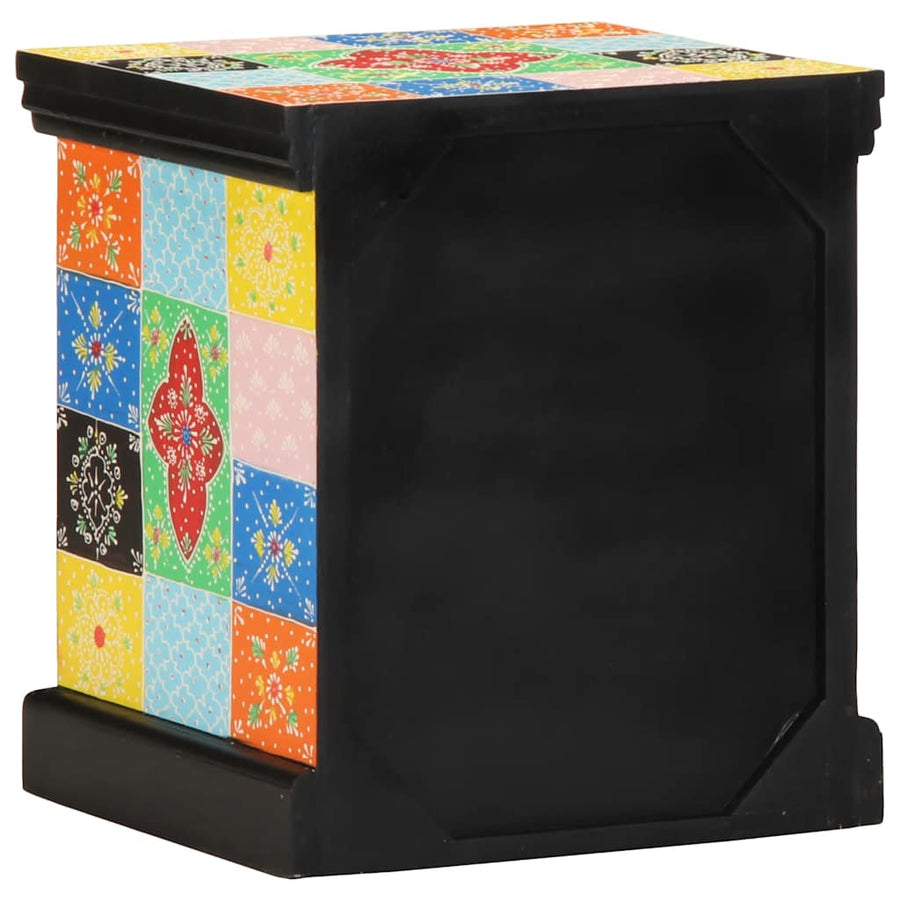 Nachtkastje 2 st 40x35x45 cm massief mangohout mango