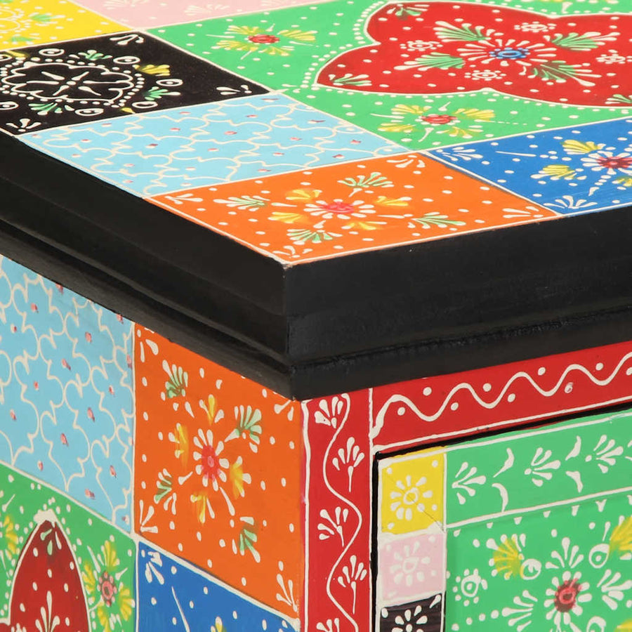 Nachtkastje 2 st 40x35x45 cm massief mangohout mango