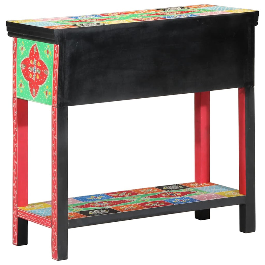 Wandtafel Met Lade Met Opslag Multikleur 80 X 35 X 76 Cm