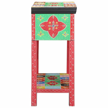 Wandtafel Met Lade Met Opslag Multikleur 80 X 35 X 76 Cm