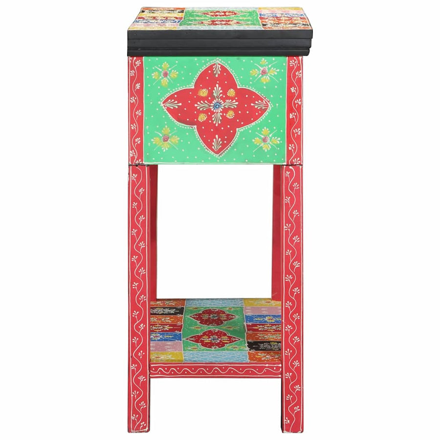 Wandtafel Met Lade Met Opslag Multikleur 80 X 35 X 76 Cm