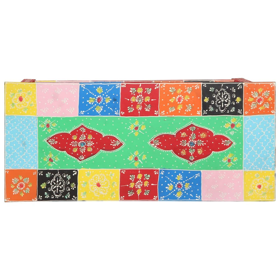 Wandtafel Met Lade Met Opslag Multikleur 80 X 35 X 76 Cm
