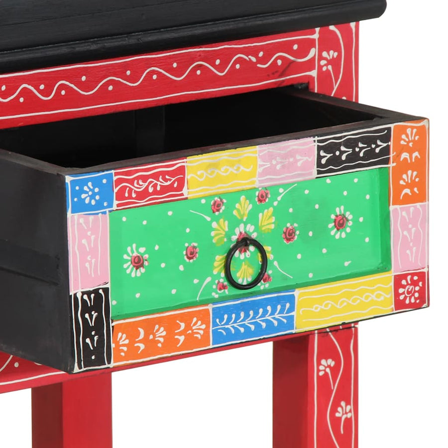 Wandtafel Met Lade Met Opslag Multikleur 100 X 30 X 77 Cm