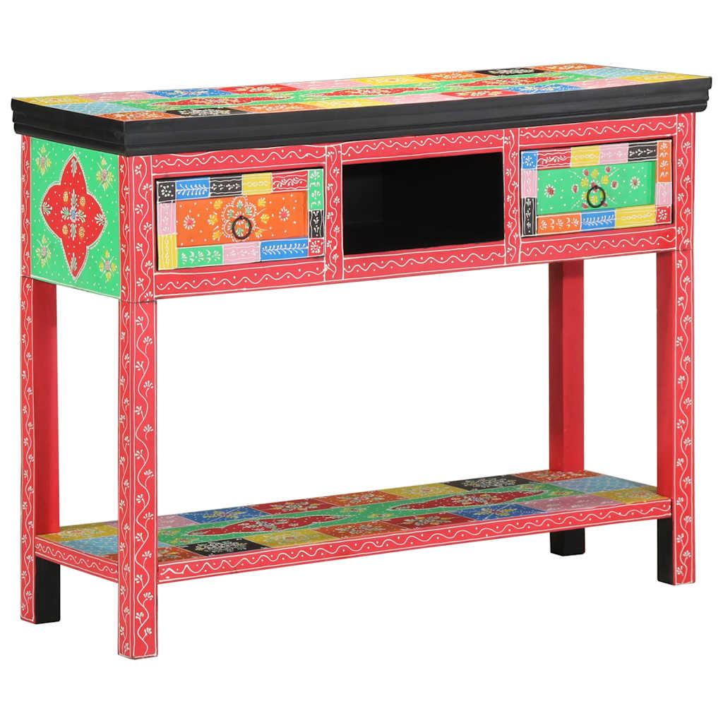 Wandtafel Met Lade Met Opslag Multikleur 100 X 30 X 77 Cm