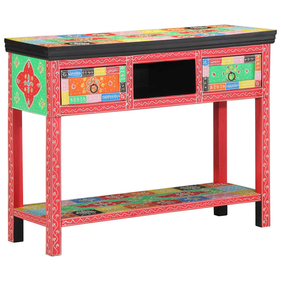 Wandtafel Met Lade Met Opslag Multikleur 100 X 30 X 77 Cm