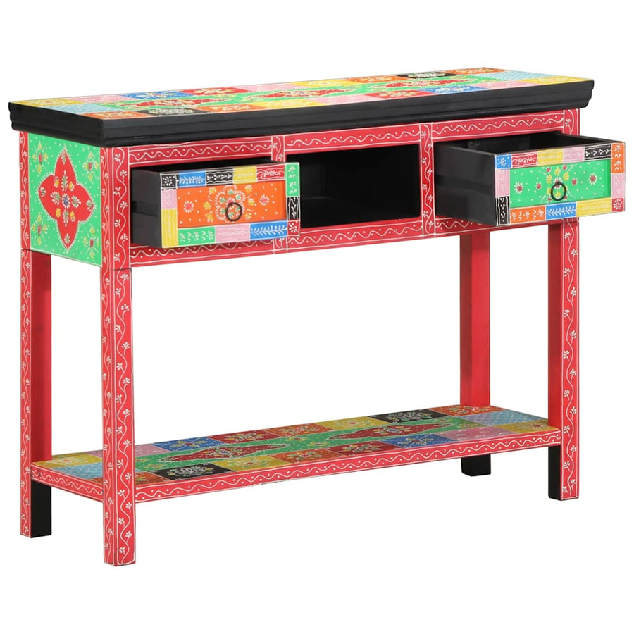 Wandtafel Met Lade Met Opslag Multikleur 100 X 30 X 77 Cm