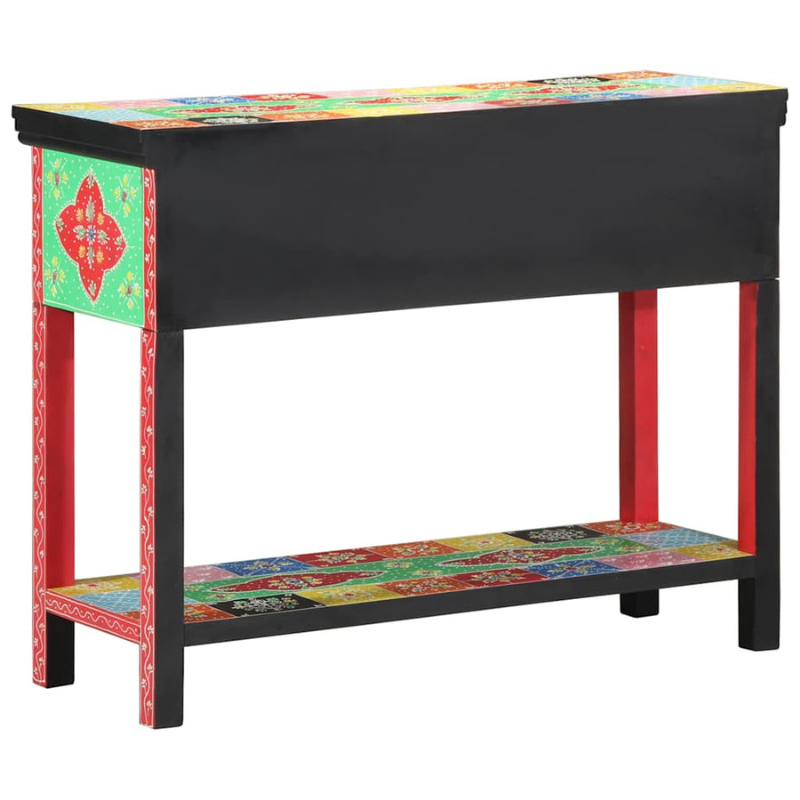 Wandtafel Met Lade Met Opslag Multikleur 100 X 30 X 77 Cm