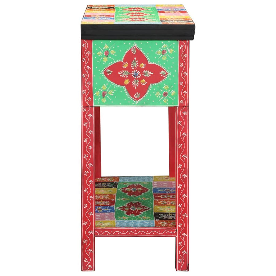 Wandtafel Met Lade Met Opslag Multikleur 100 X 30 X 77 Cm